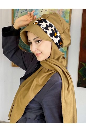 Milk Coffee Ready to Wear Turban 1727OCKTBRT-02