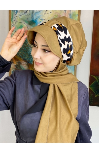 Milk Coffee Ready to Wear Turban 1727OCKTBRT-02