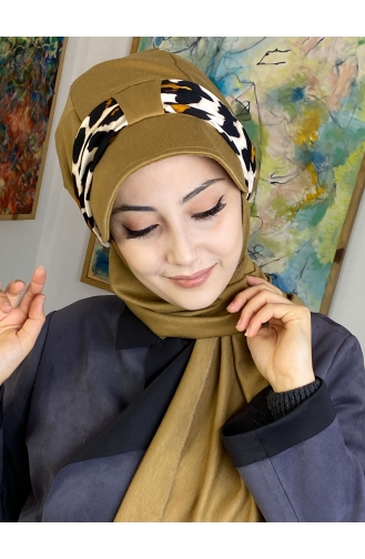 Milk Coffee Ready to Wear Turban 1727OCKTBRT-02