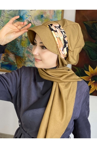 Milk Coffee Ready to Wear Turban 1727OCKTBRT-03