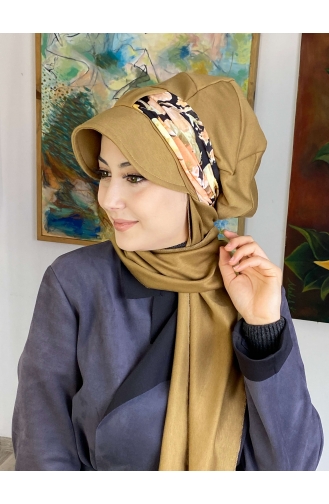 Milk Coffee Ready to Wear Turban 1727OCKTBRT-03