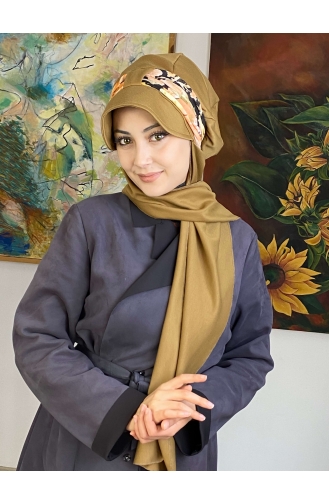 Milk Coffee Ready to Wear Turban 1727OCKTBRT-03