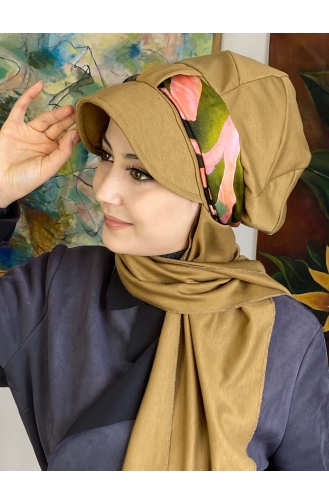 Milk Coffee Ready to Wear Turban 1727OCKTBRT-05
