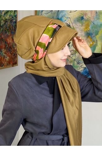 Milk Coffee Ready to Wear Turban 1727OCKTBRT-05
