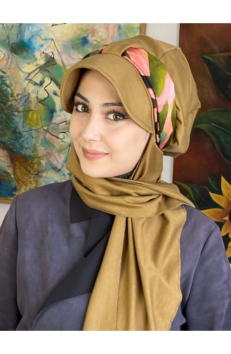 Milk Coffee Ready to Wear Turban 1727OCKTBRT-05