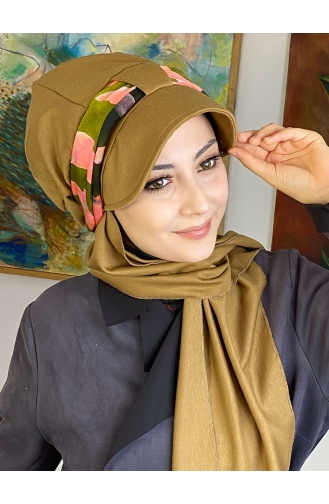 Milk Coffee Ready to Wear Turban 1727OCKTBRT-05