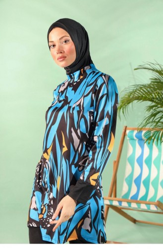 Blue Swimsuit Hijab 1928