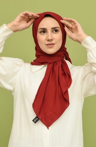 Bursa İpeği Eşarp 15295-04 Bordo