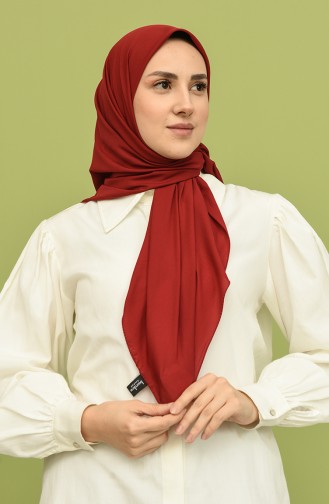 Bursa İpeği Eşarp 15295-04 Bordo