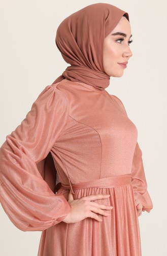 Zwiebelschalen Hijab-Abendkleider 5541-03