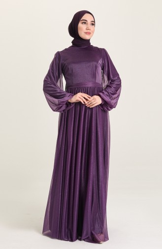 Robe de Soirée 5541-12 Pourpre 5541-12