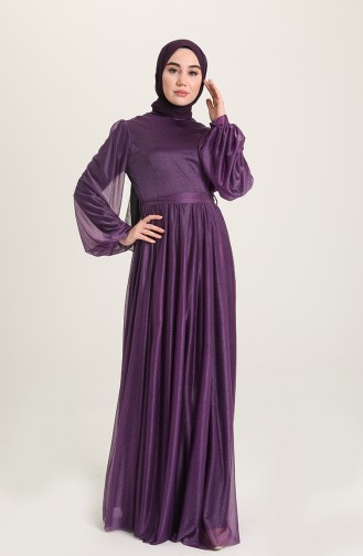 Robe de Soirée 5541-12 Pourpre 5541-12