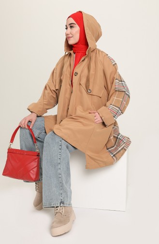 Brown Trench Coats Models 1117-01