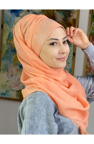 Gelblichrosa Praktischer Turban 23ŞBTTHZŞL23-04