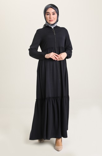 Abayas Bleu Marine 3850-02