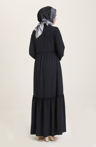 Abayas Bleu Marine 3850-02