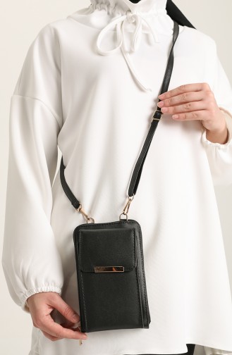 Black Shoulder Bag 8005-55