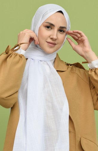 شال أبيض 70212-04