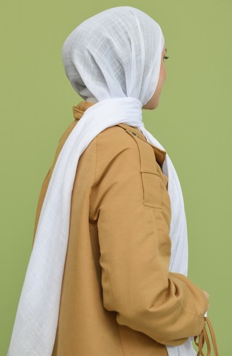 شال أبيض 70212-04