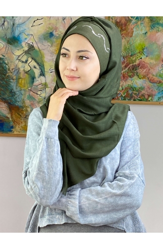 Khaki Praktischer Turban 39ŞBTTHZŞL39-01
