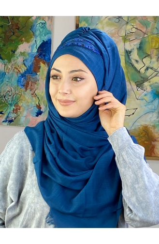 Dunkelblau Praktischer Turban 826OCKDRP-01