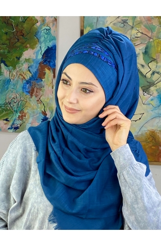 Dark Blue Ready to Wear Turban 826OCKDRP-01