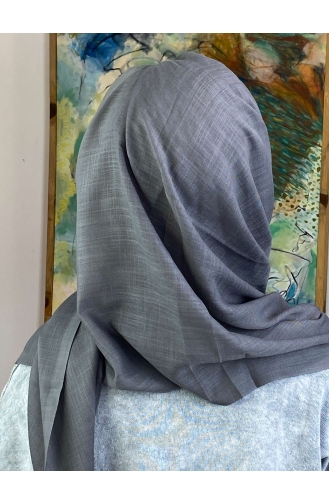 Gray Ready to Wear Turban 33ŞBTTHZŞL33-01