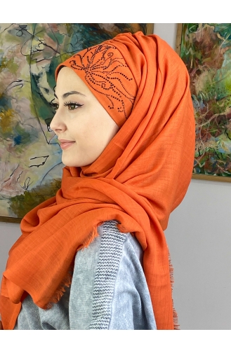 Orange Ready to wear Turban 33ŞBTTHZŞL33-03