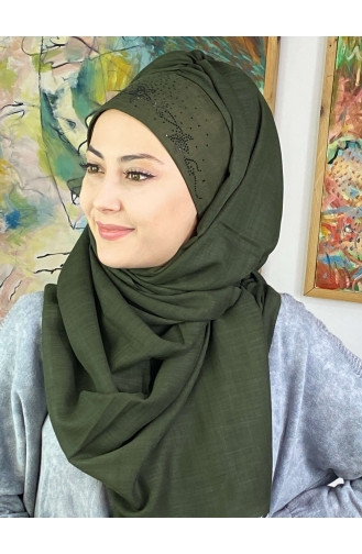 Dark Khaki Ready to wear Turban 11ŞBTTHZŞL11-01