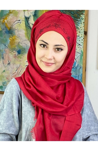 Hellbordeaux Praktischer Turban 11ŞBTTHZŞL11-02