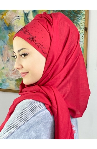 Light Claret Red Ready to wear Turban 11ŞBTTHZŞL11-02