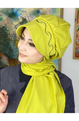 Hellpistaziengrün Praktischer Turban 1TŞŞAP27OCK-02