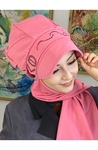 Pink Ready to wear Turban 1TŞŞAP27OCK-07
