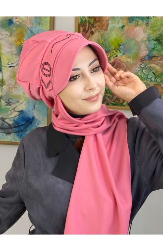 Pink Ready to wear Turban 1TŞŞAP27OCK-07