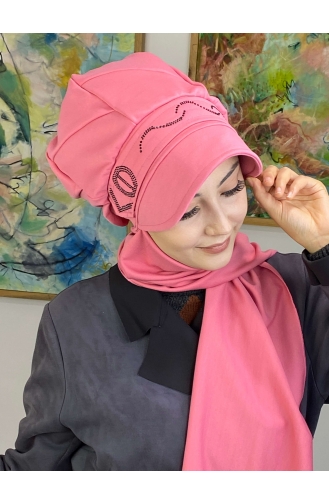 Pink Ready to Wear Turban 1TŞŞAP27OCK-07