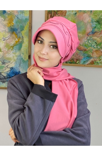 Pink Ready to Wear Turban 1TŞŞAP27OCK-07