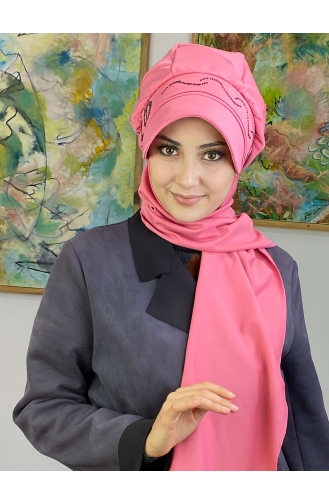 Rosa Praktischer Turban 1TŞŞAP27OCK-07