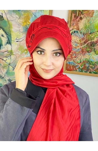 Turban Pret-a-Porter Rouge 1TŞŞAP27OCK-08