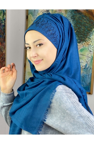 Dark Blue Ready to Wear Turban 18ŞBTTHZŞL18-01
