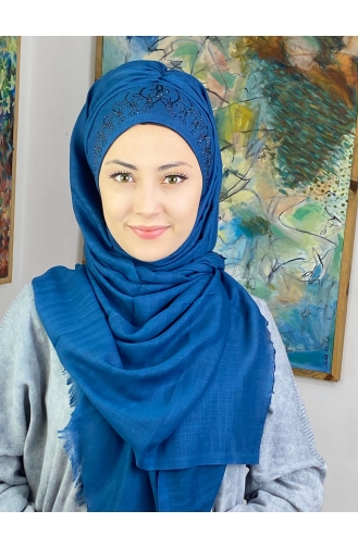 Dark Blue Ready to wear Turban 18ŞBTTHZŞL18-01