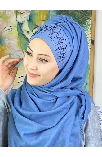 Hellblau Praktischer Turban 18ŞBTTHZŞL18-03