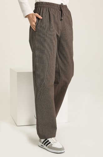 Pantalon Couleur Brun 3603-08