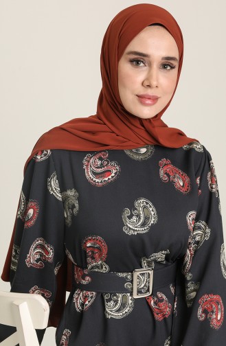 Indigo Hijab Kleider 2271-03