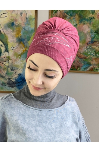 Cherry Ready to wear Turban 44ŞBTTHZŞL44-01