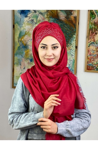 Weinrot Praktischer Turban 1ŞBTTHZŞL01-01