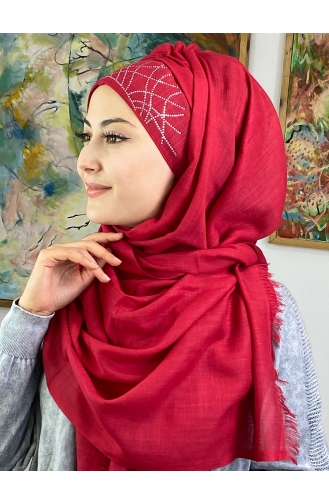 Weinrot Praktischer Turban 1ŞBTTHZŞL01-01