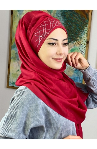 Weinrot Praktischer Turban 1ŞBTTHZŞL01-01