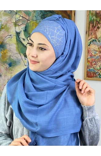 Hellblau Praktischer Turban 1ŞBTTHZŞL01-02