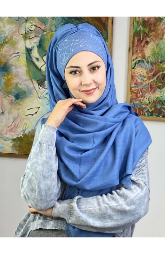 Hellblau Praktischer Turban 1ŞBTTHZŞL01-02