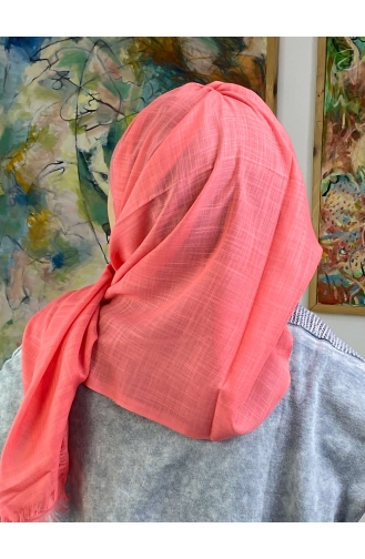 Pinkish Orange Ready to wear Turban 1ŞBTTHZŞL01-04